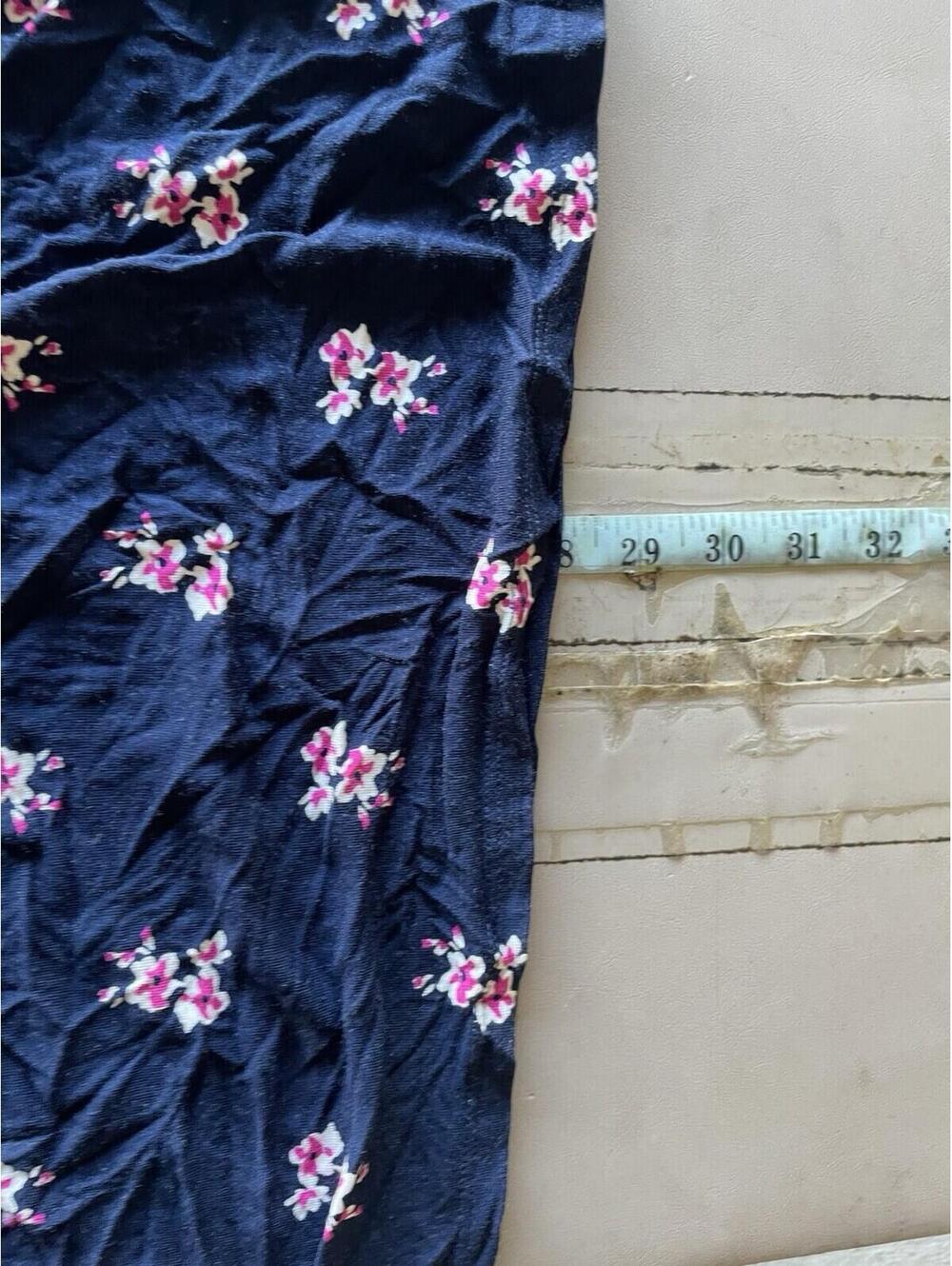 Kim Rogers Xxl T Shirt 2XL Blue, Short Sleeve Pink Floral free shipping - Picture 3 of 7
